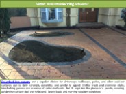 What Are Interlocking Pavers?