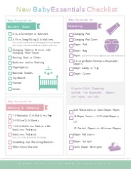 New Baby Essentials Checklist