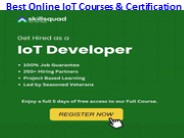 Looking To Learn Best Online IoT Courses & Certification?