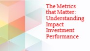 The Metrics that Matter: Understanding Impact Investment Performance