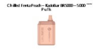 Chilled Fenta Peach – KadoBar BR5000 – 5000 Puffs