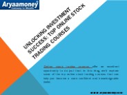 Best Online Stock Trading Courses