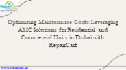 Annual Maintenance Contracts For Apartments