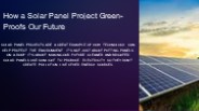 How a Solar Panel Project Green-Proofs Our Future (1)