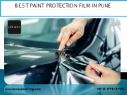Paint Protection Film in Pune
