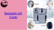 Best Backpack Cooler by Maloo Racks