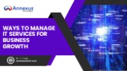 Ways To Manage IT Services For Business Growth