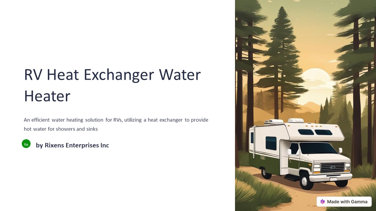 RV Heat Exchanger Water Heater