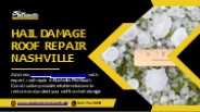 Swift Hail Damage Repair Solutions in Nashville