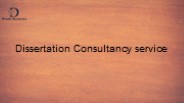 Transform Your Dissertation with Top-Notch Consultancy Services