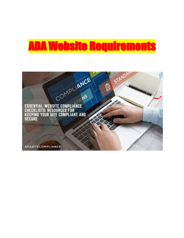ADA Website Requirements