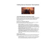 Crafting Genius Characters That Captivate Bookalooza