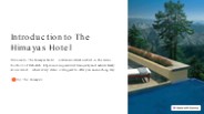 Introduction to The Himayas Hotel