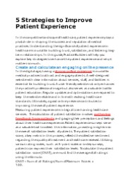 5 Strategies to Improve Patient Experience – Practice Builders