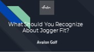 What Should You Recognize About Jogger Fit?