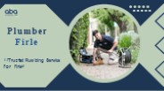 Plumber Firle
