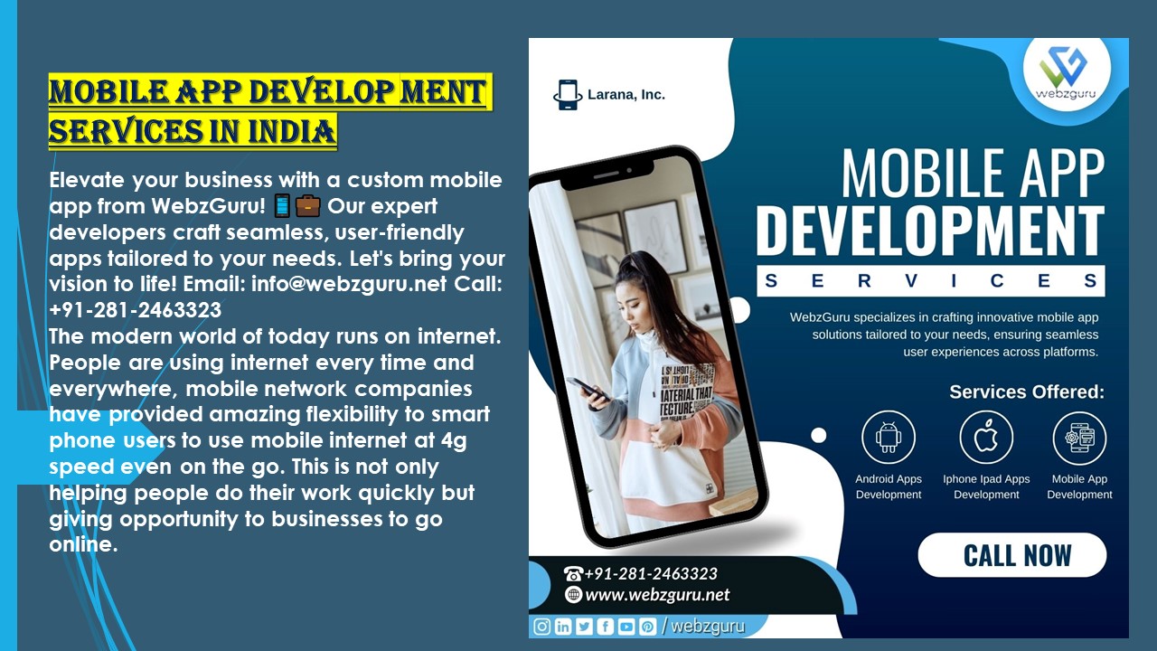 Mobile App Development Company in India