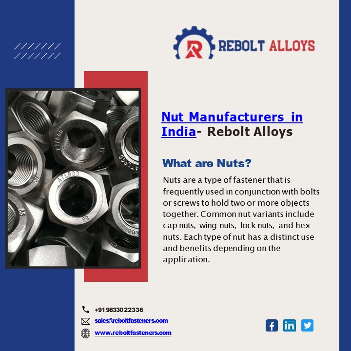 Stainless steel fastener manufacturers in mumbai | Rebolt Alloys