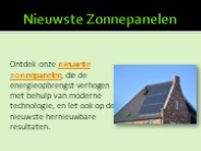 Nieuwste Zonnepanelen (1)
