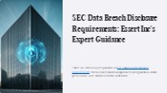 SEC Data Breach Disclosure Requirements - Essert Inc