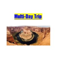 Multi Day Trip