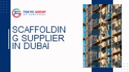 Scaffolding supplier in Dubai