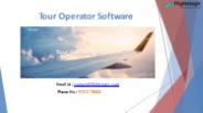Tour Operator Software