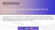 Achieve Exam Success in Engineering with EA Publications