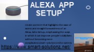 Alexa App Setup | Smart-Solutionz