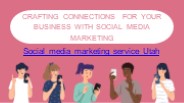 Social media marketing service Utah