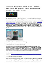 Key Players Shaping the Commercial Refrigeration Market