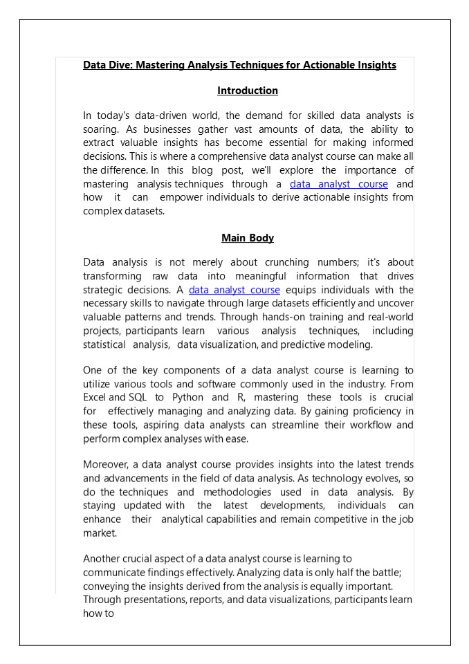 Data Dive: Mastering Analysis Techniques for Actionable Insights