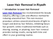 Laser Hair Removal in Riyadh
