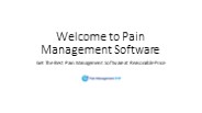 Very Useful Online Pain Management Software