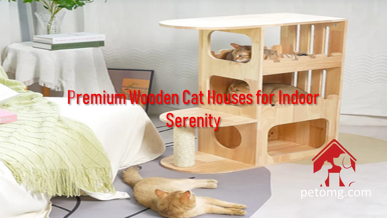 Premium Wooden Cat Houses for Indoor Serenity