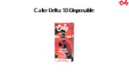 Cake Delta 10 Disposable