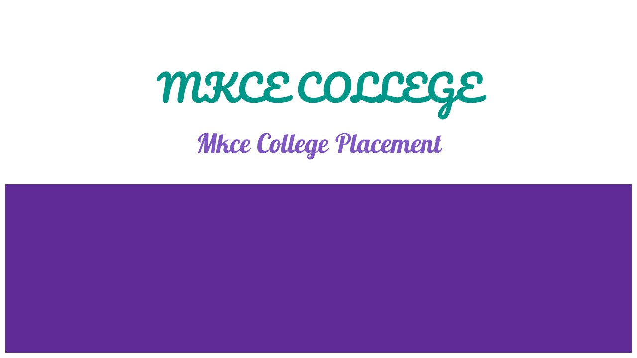Mkce College Placement
