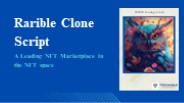 Rarible Clone Script - Leading NFT marketplace