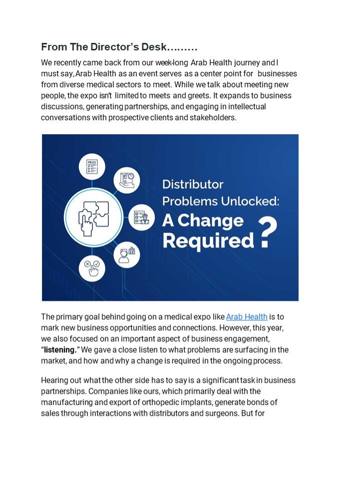 Distributor Problems Unlocked: A Change Required?