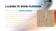 Modern High-Quality Laminate Wood Flooring