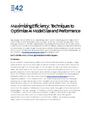 How to Optimize AI Models?