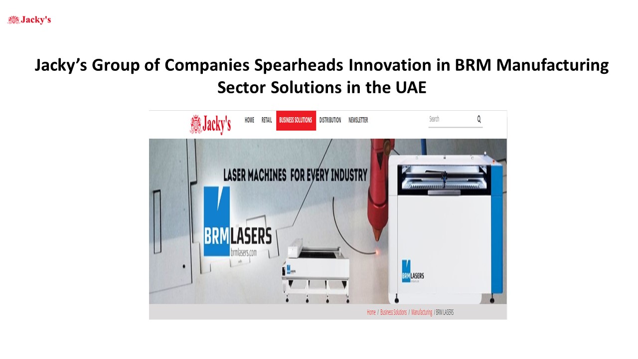 BRM Manufacturing Sector Solutions UAE - Jackys