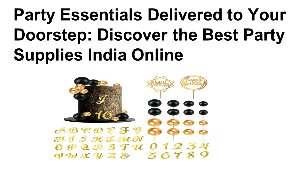 Personalized Party Supplies India