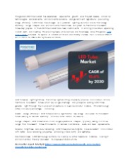 LED Tube Market: Technological Advancements Fueling Market Adoption