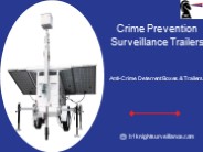 Crime Prevention Surveillance Trailers