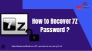 How to recover the 7z password?