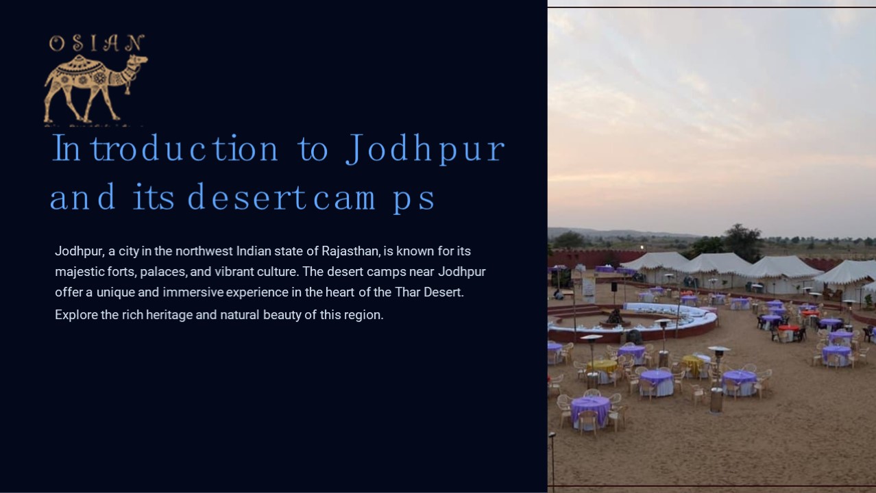 Exploring Oasis: Desert Camps Near Jodhpur