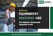 Fire Detection Equipments Suppliers in UAE