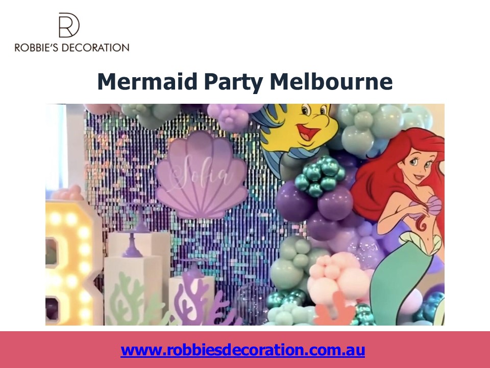 Celebrating Mermaid Theme Party Decoration