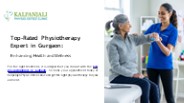 Top-Rated Physiotherapy Expert in Gurgaon:
